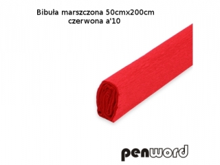 BIBU£A MARSZCZONA 50x200cm CZERWONA a10(SZPSH)