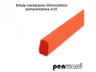 BIBU£A MARSZCZONA 50x200cm POMARAÑCZOWA a10 (SZPSH)