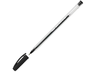 D�ugopis TOMA z nasadk� Pionier, przezroczysta obudowa 1, 0mm - czarny [opakowanie=50szt]TO-023 czarny