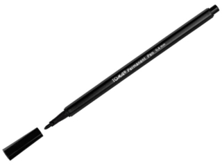 Pisak permanentny TOMA biurowe, cienka ko�c�wka 0, 8mm - czarny [opakowanie=30szt]TO-315 czarny