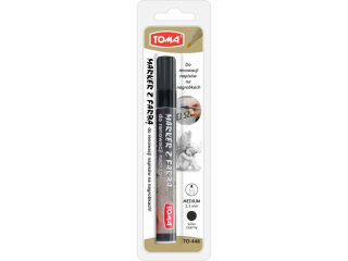 Marker TOMA do renowacji nagrobk�w czarny, komplet 1szt.