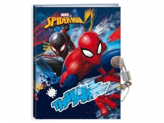 PAMIĘTNIK Z KŁÓDKĄ SPIDER MAN
