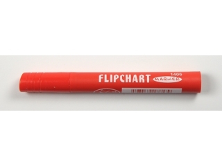 KIN MARKER 1406  FLIPCHART CZERWONY CITA KOCWKA [opakowanie=10szt]