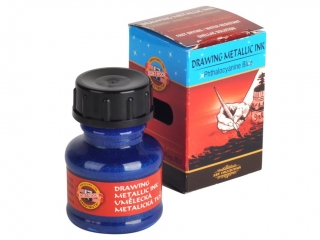 KIN TUSZ KREŚL ART METALIK 2410 20 G BŁĘKIT FTALOCYJANOWY