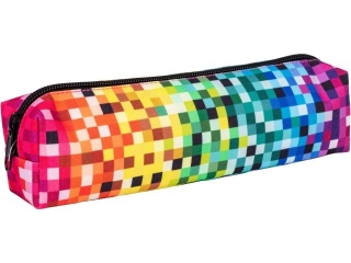 Pirnik saszetka prostoktna maa, z 1 zamkiem, PIXI rainbow, Happy Color