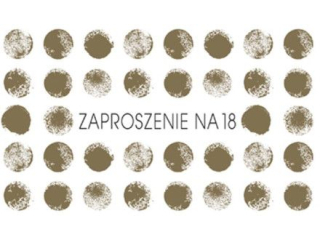 Zaproszenie POL-MAK 10szt. 18-nastka 160x95 z kopert Z_UR18_46439