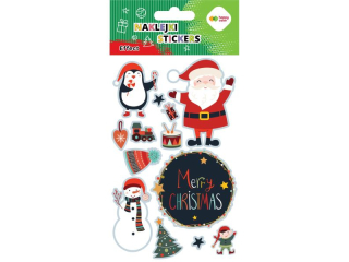 Naklejki EFFECT-Merry Xmas, 10x20cm, Happy Color [opakowanie=5szt]
