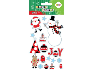 Naklejki EFFECT-Xmas Joy, 10x20cm, Happy Color [opakowanie=5szt]
