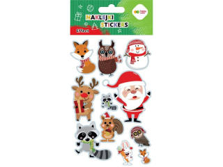 Naklejki EFFECT-Xmas Animals, 10x20cm, Happy Color [opakowanie=5szt]