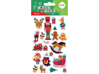 Naklejki EFFECT-Xmas Toys, 10x20cm, Happy Color [opakowanie=5szt]