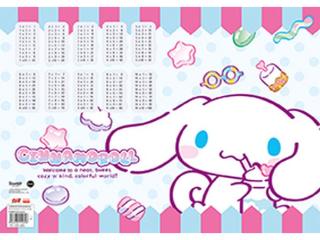Podk�ad dwustronny laminowany A3 CINNAMOROLL [opakowanie=10szt]