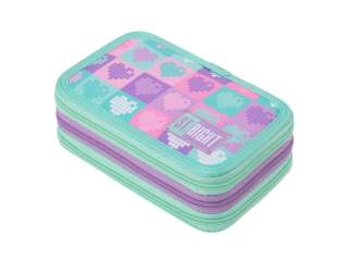 Pi�rnik szkolny potr�jny z wyposa�eniem PC5 CANDY HEARTS