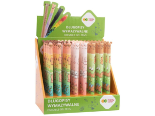 Dugopis wymazywalny, Kapibara Kapi Fun, , 0.5mm, niebieski, display 40 szt., Happy Color | DOSTPNE W POOWIE PADZIERNIKA