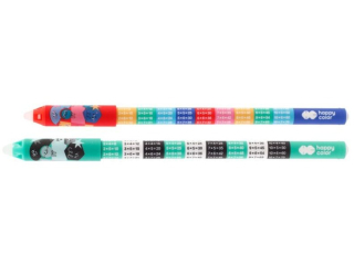 Dugopis wymazywalny, Tabliczka mnoenia, 0.5mm, niebieski, Happy Color [opakowanie=12szt]