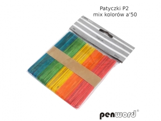 PATYCZKI P2 MIX KOLORÓW a50