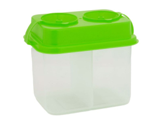 Kubek niekapek na wodę do pędzli, dwukomorowy, 450ml, Happy Color