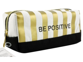 PIÓRNIK KOSMETYCZKA / PŁÓTNO - BE POSITIVE