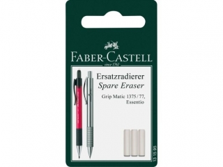 GUMKA ZAPASOWA DO OWKW AUT. GRIP MATI C BLISTER 3 SZT. FABER-CASTELL [opakowanie=5szt]