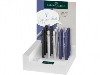 DŁUGOPIS GRIP 2011 DISPLAY 15 SZT. FABER -CASTELL