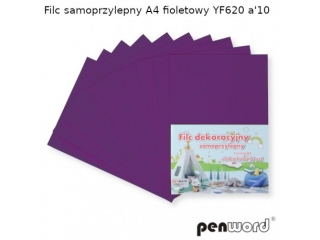 FILC SAMOPRZYLEPNY A4 FIOLETOWY YF620 a10