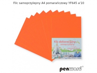 FILC SAMOPRZYLEPNY A4 POMARAŃCZOWY YF645 a10