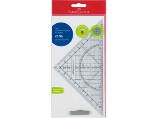 EKIERKA GRIP DUŻA 22 CM FABER-CASTELL [opakowanie=5szt]