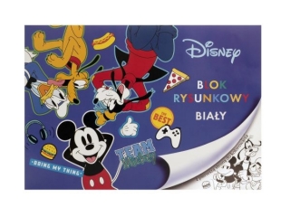 BLOK RYSUNKOWY BIAY A4/20k. z pierwsz stron do kolorowania / MICKEY MOUSE