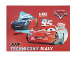 BLOK TECHNICZNY BIAY A4/10k. / CARS [opakowanie=10szt]