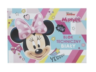 BLOK TECHNICZNY BIAY A4/10k. / MINNIE MOUSE [opakowanie=10szt]