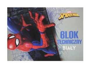 BLOK TECHNICZNY BIAY A4/10k. / SPIDER MAN [opakowanie=10szt]