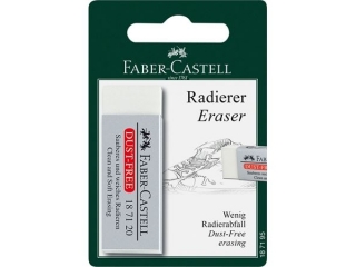 GUMKA DUST FREE PLASTIKOWA DUA BLISTER 1 SZT. FABER-CASTELL [opakowanie=5szt]