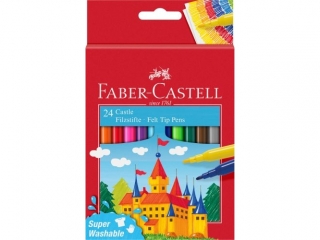 FLAMASTRY ZAMEK 24 KOL. OP. KARTONOWE FABER-CASTELL