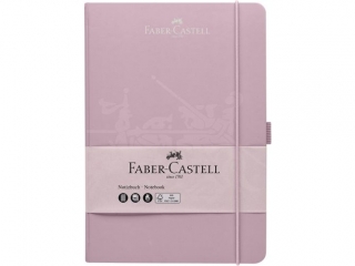 NOTATNIK A5 194K PAPIER 100G TWARDA OPRAWA RÓŻOWY (ROSE SHADOWS) FABER-CASTELL