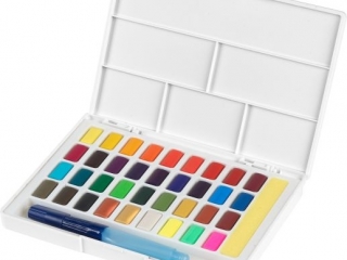 FARBY AKWARELOWE CS W KOSTKACH 36 KOL. PLASTIKOWE OPAKOWANIE FABER-CASTELL