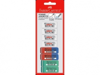 GUMKA 7070/7006/7086 BLISTER 8 SZT. FABER-CASTELL [opakowanie=10szt]