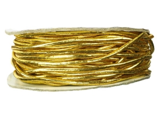 Gumka metalizowana O2mm 9m zota