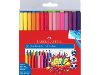 FLAMASTRY GRIP 30 KOL. W ETUI FABER-CASTELL