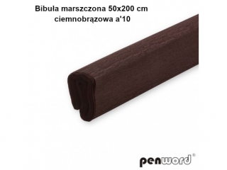 BIBU£A MARSZCZONA 50x200cm CIEMNOBR¡ZOWA a10 (SZPSH)