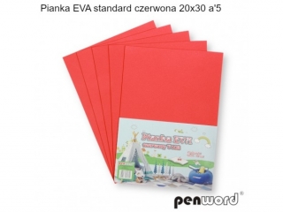 PIANKA EVA STANDARD CZERWONA 20X30 a5