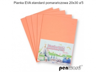 PIANKA EVA STANDARD POMARAŃCZOWA 20X30 a5