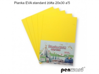 PIANKA EVA STANDARD ŻÓŁTA 20X30 a5