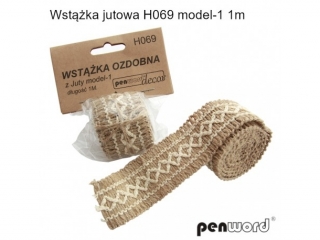 WSTĄŻKA JUTOWA H069 MODEL-1 1m