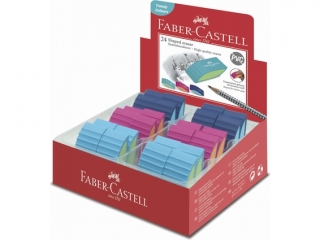 GUMKA BICOLOR PVC FREE FABER-CASTELL [opakowanie=24szt]
