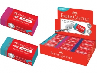 GUMKA DUST FREE KOLORY PASTELOWE FABER- CASTELL [opakowanie=24szt]