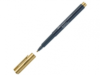 PISAK METALICZNY METALLICS KOLOR ZOTY (HEART OF GOLD) FABER-CASTELL [opakowanie=10szt]