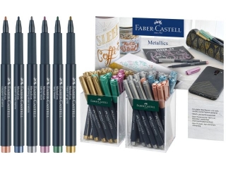 PISAKI METALICZNE METALLICS DSPL.60 SZT. FABER-CASTELL