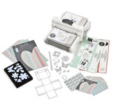 MASZYNA TNCO - WYTACZAJCA - SIZZIX BIG SHOT FOLDAWAY  (WHITE x GREY)- ZESTAW STARTOWY