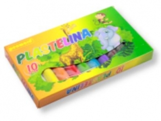 PLASTELINA 10 KOL. [opakowanie=12szt](SZPSH) - dostpno 6.07.25