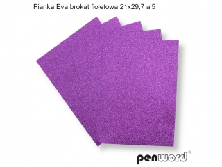 PIANKA EVA BROKAT FIOLETOWA 21X29, 7 a5 Y211