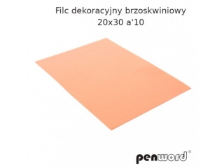 FILC DEKORACYJNY BRZOSKWINIOWY 20X30 a10YF652